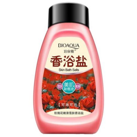 BioAqua Cоль для ванны с экстрактом розы 430 г