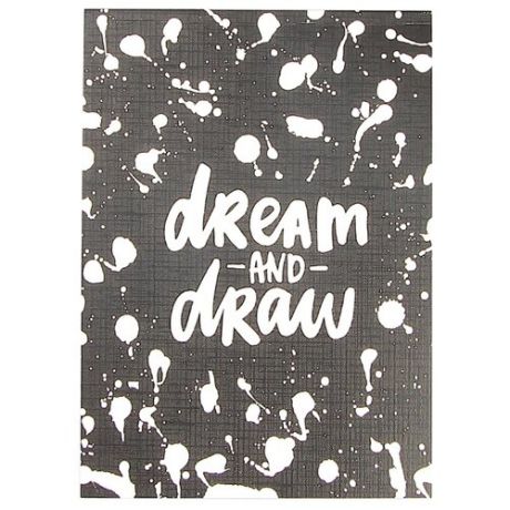 Скетчбук для зарисовок Подписные издания Dream and draw 21 х 14.8 см (A5), 120 г/м², 30 л.