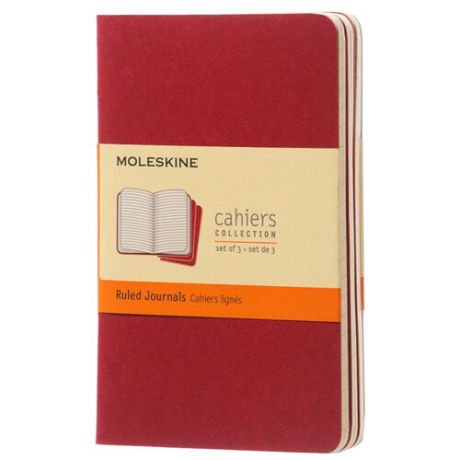 Комплект блокнотов 3 шт. Moleskine Cahier Journal Pocket 90x140, 32 листа 394878(CH111)
