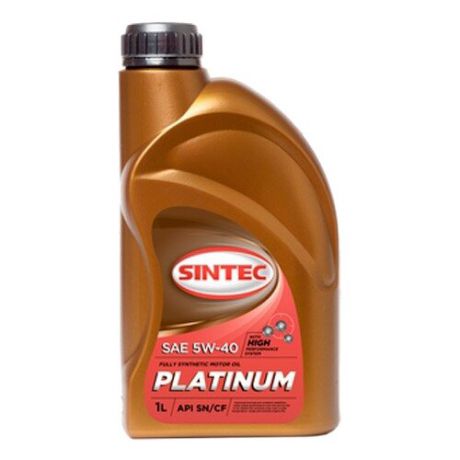 Моторное масло SINTEC PLATINUM 5W-40 1 л