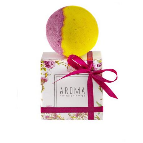 Aroma Home & Spa Therapy Бурлящий СПА гейзер для ванны Плод страсти Маракуйя 165 г