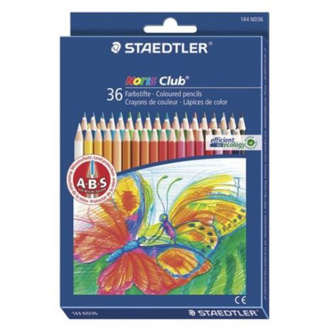 Staedtler Карандаши цветные Noris club 36 цветов (144 ND36)