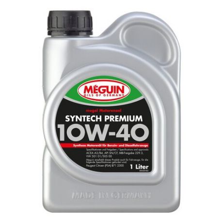 Моторное масло Meguin Syntech Premium 10W-40 1 л
