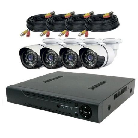 Комплект видеонаблюдения PS-Link KIT-С504HD 4 камеры
