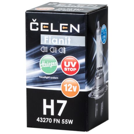 Лампа автомобильная галогенная CELEN Halogen Fianit +35% H7 43270 FN 12V 55W 1 шт.