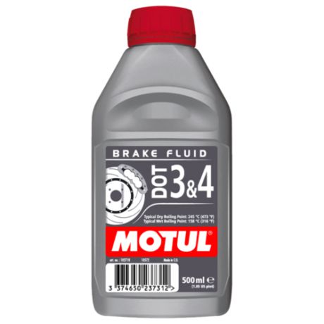 Тормозная жидкость Motul DOT-3/4 0.5 л