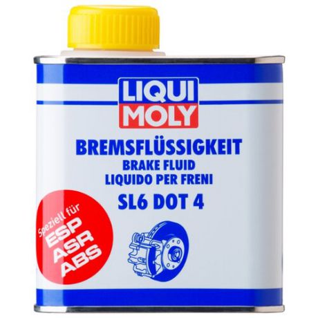 Тормозная жидкость LIQUI MOLY DOT 4 Bremsenflussigkeit 0.5 л