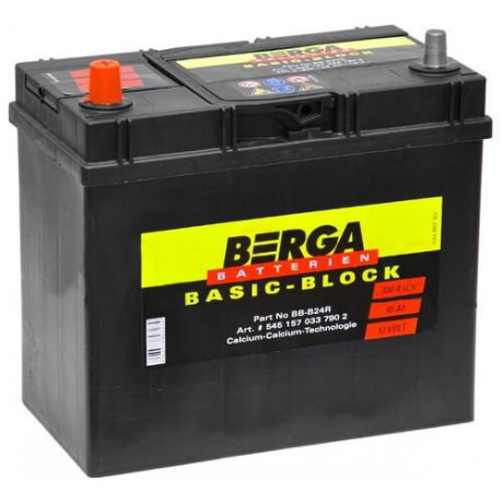 Автомобильный аккумулятор Berga Basic-block BB-B24R