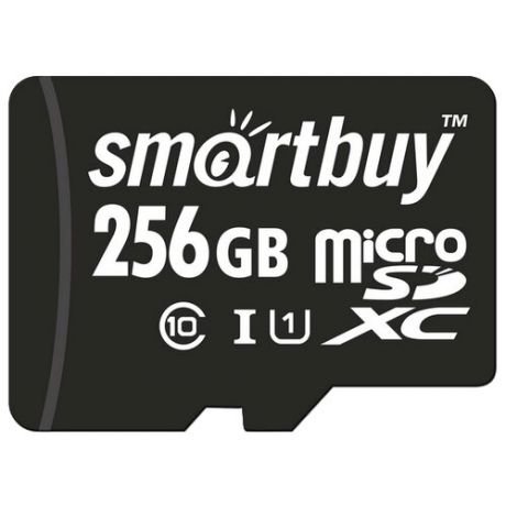 Карта памяти SmartBuy microSDXC Class 10 UHS-I U1 256GB + SD adapter