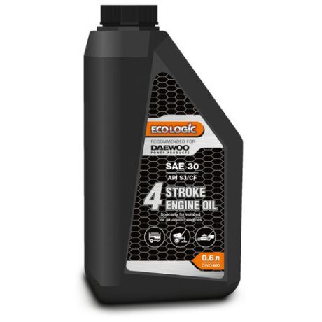 Масло для садовой техники Daewoo Power Products 4 Stroke Engine Oil SAE 30 SJ/CF 0.6 л