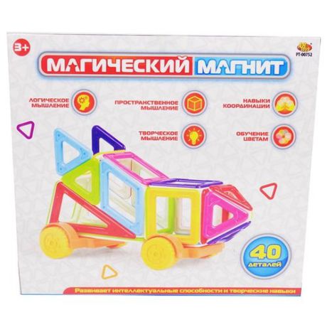 Магнитный конструктор ABtoys Магический магнит PT-00752