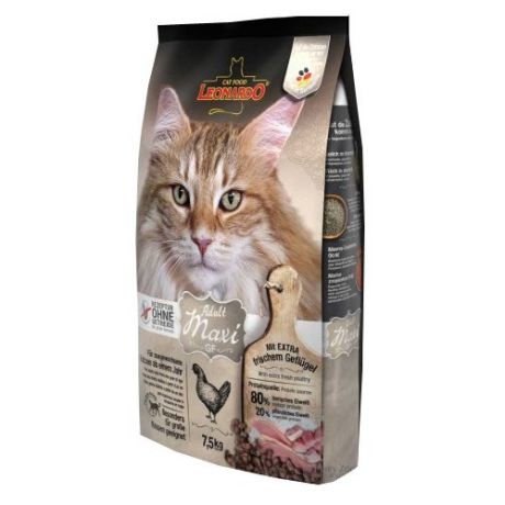 Корм для кошек Leonardo Adult GF Maxi 7.5 кг