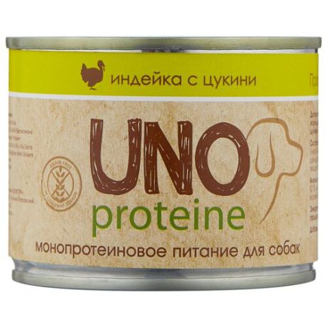 Корм для собак Vita PRO (0.195 кг) 1 шт. Uno Proteine Индейка с цукини в желе