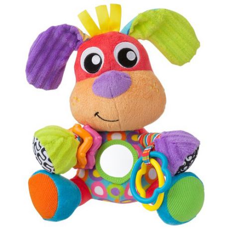 Погремушка Playgro Discovery Friend Puppy разноцветная полоска