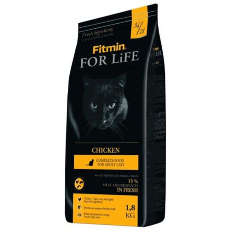 Корм для кошек Fitmin с курицей 1.8 кг