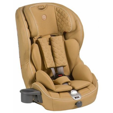 Автокресло группа 1/2/3 (9-36 кг) Happy Baby Mustang Isofix, beige