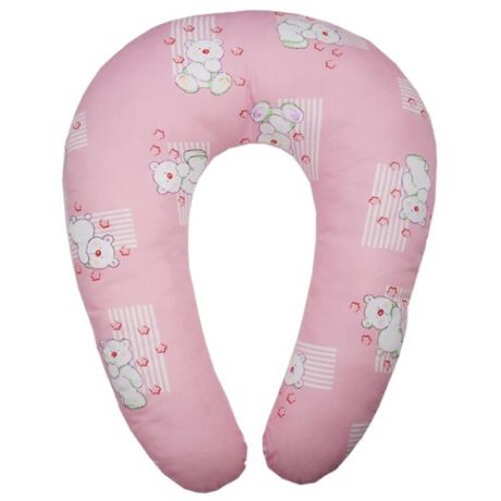 Подушка Primavelle Comfy Baby для беременных и кормления ребенка, 60 х 85 см розовый