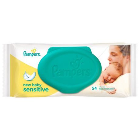 Влажные салфетки Pampers New baby Sensitive 54 шт.