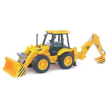 Экскаватор Bruder JCB 4CX (02-428) 1:16 52 см желтый/черный