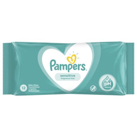 Влажные салфетки Pampers Sensitive 12 шт.