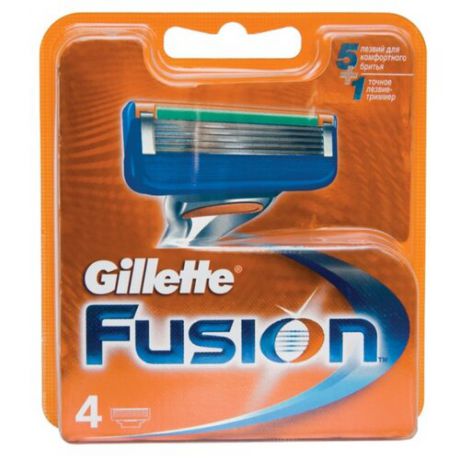 Сменные кассеты Gillette Fusion5 , 4 шт.