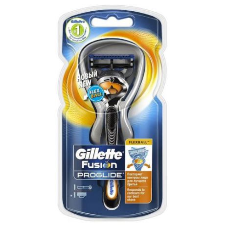 Бритвенный станок Gillette Fusion5 ProGlide Flexball сменные кассеты, 1 шт.