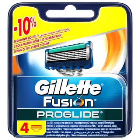 Сменные кассеты Gillette Fusion5 ProGlide , 4 шт.