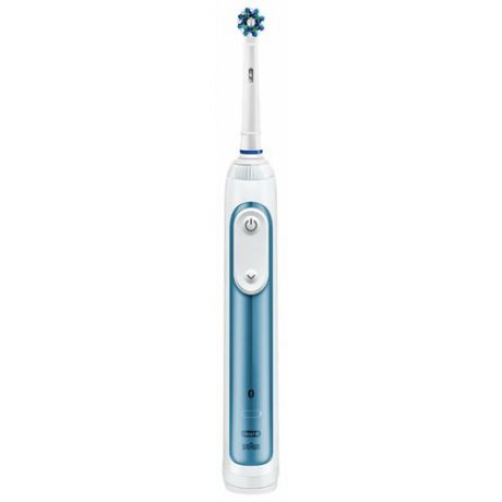 Электрическая зубная щетка Oral-B Smart 6 6000N бело-голубой