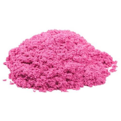 Кинетический песок Космический песок базовый, розовый, 0.5 кг, пластиковый контейнер