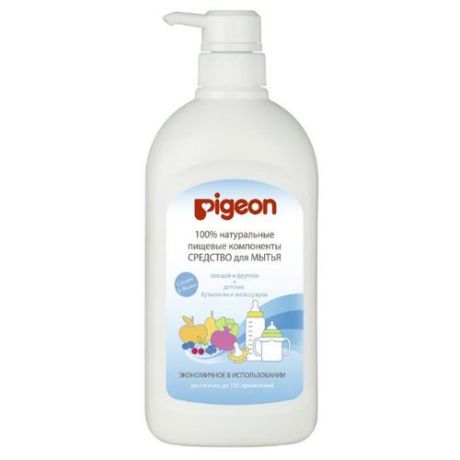 Pigeon Средство для мытья овощей, фруктов и детской посуды 0.8 л с дозатором
