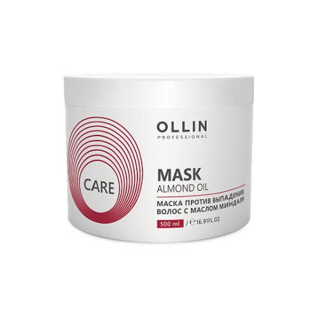OLLIN Professional Care Маска против выпадения волос с маслом миндаля, 500 мл