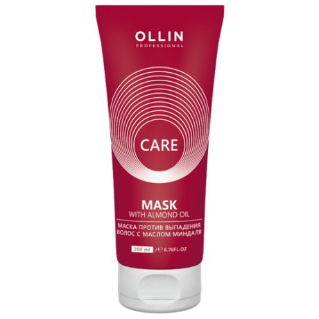 OLLIN Professional Care Маска против выпадения волос с маслом миндаля, 200 мл