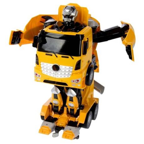Робот-трансформер 1 TOY Бетономешалка желтый