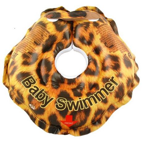 Круг на шею Baby Swimmer 0m+ (3-15 кг) Гламур лео