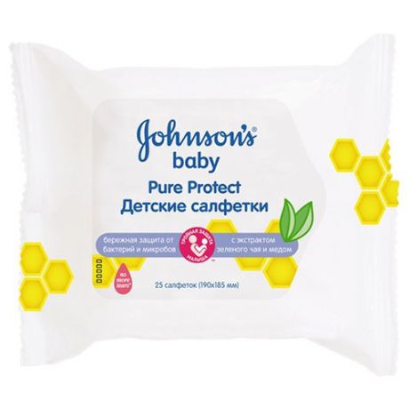 Влажные салфетки Johnson's Baby Pure Protect 25 шт.