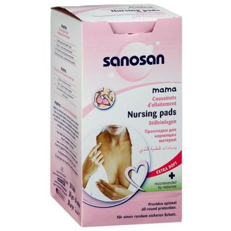 Sanosan Прокладки для кормящих матерей Mama 30 шт.