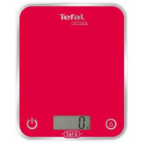 Кухонные весы Tefal BC5000/5001/5002/5003 Optiss красный