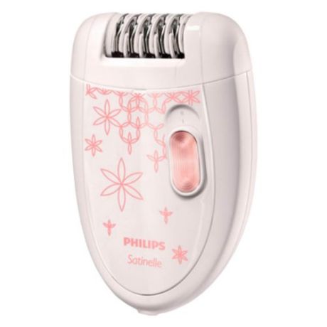 Эпилятор Philips HP6420 Satinelle белый/розовый