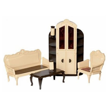 ОГОНЁК Набор мебели для гостиной Коллекция (С-1299) бежевый/коричневый
