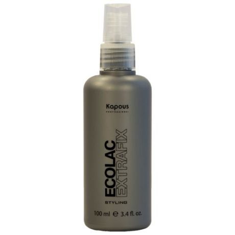 Kapous Professional Жидкий лак для волос Ecolac Extrafix, экстрасильная фиксация, 100 мл