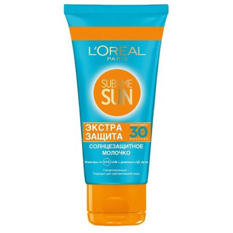 L'Oreal Paris Sublime Sun молочко для тела Экстра Защита SPF 30 50 мл