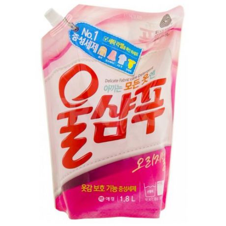 Жидкость для стирки Aekyung Wool Shampoo Original 1.8 л пакет