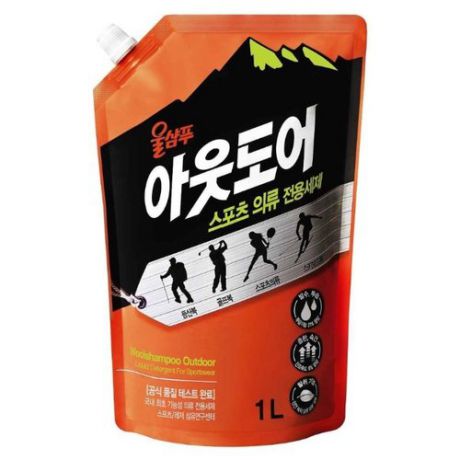 Жидкость для стирки Aekyung Wool Shampoo Outdoor For Sportswear 1 л пакет