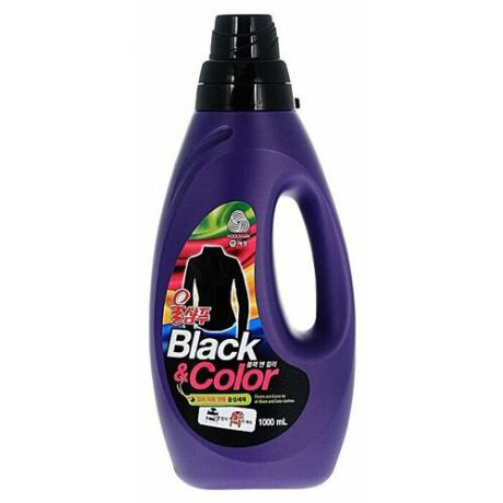 Жидкость для стирки Aekyung Wool Shampoo Black and Color 1 л бутылка