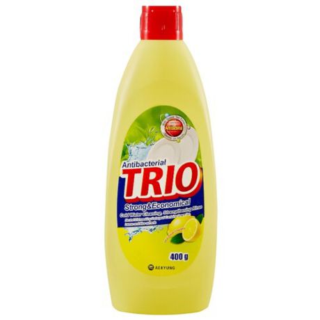 Trio Средство для мытья посуды Антибактериальное 0.4 л