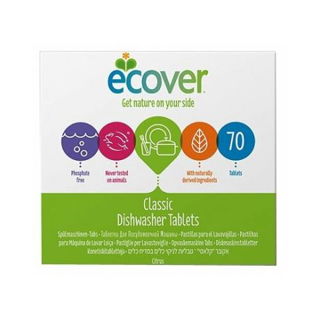 Ecover экологические таблетки для посудомоечной машины 70 шт.