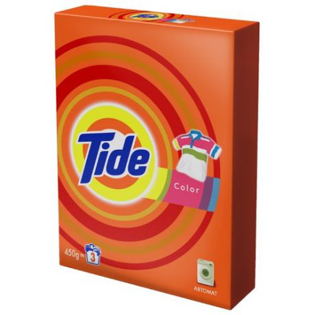 Стиральный порошок Tide Color (автомат) 0.45 кг картонная пачка