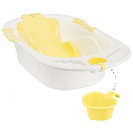 Анатомическая ванночка Happy Baby Bath comfort yellow