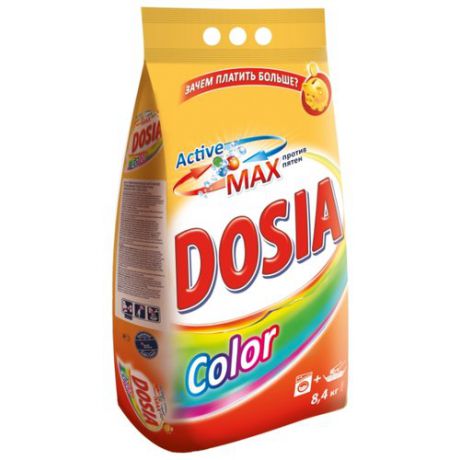 Стиральный порошок Dosia Color 8.4 кг пластиковый пакет