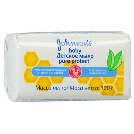 Johnson's Baby Pure Protect Мыло 100 мл